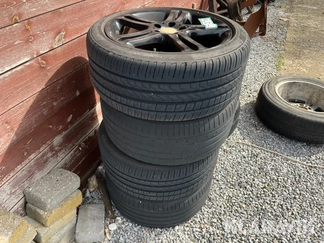 Billede 2 - Dæk og alufælge Mercedes 245/40R18 - 4 styk