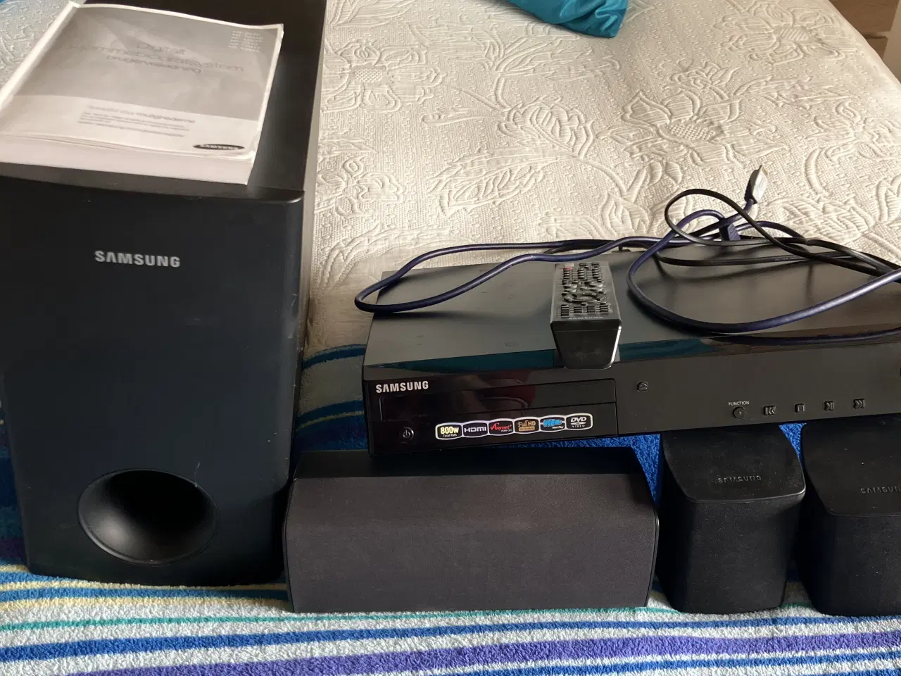 Billede 1 - surround sound med cd afspiller ( hjemme biograf 
