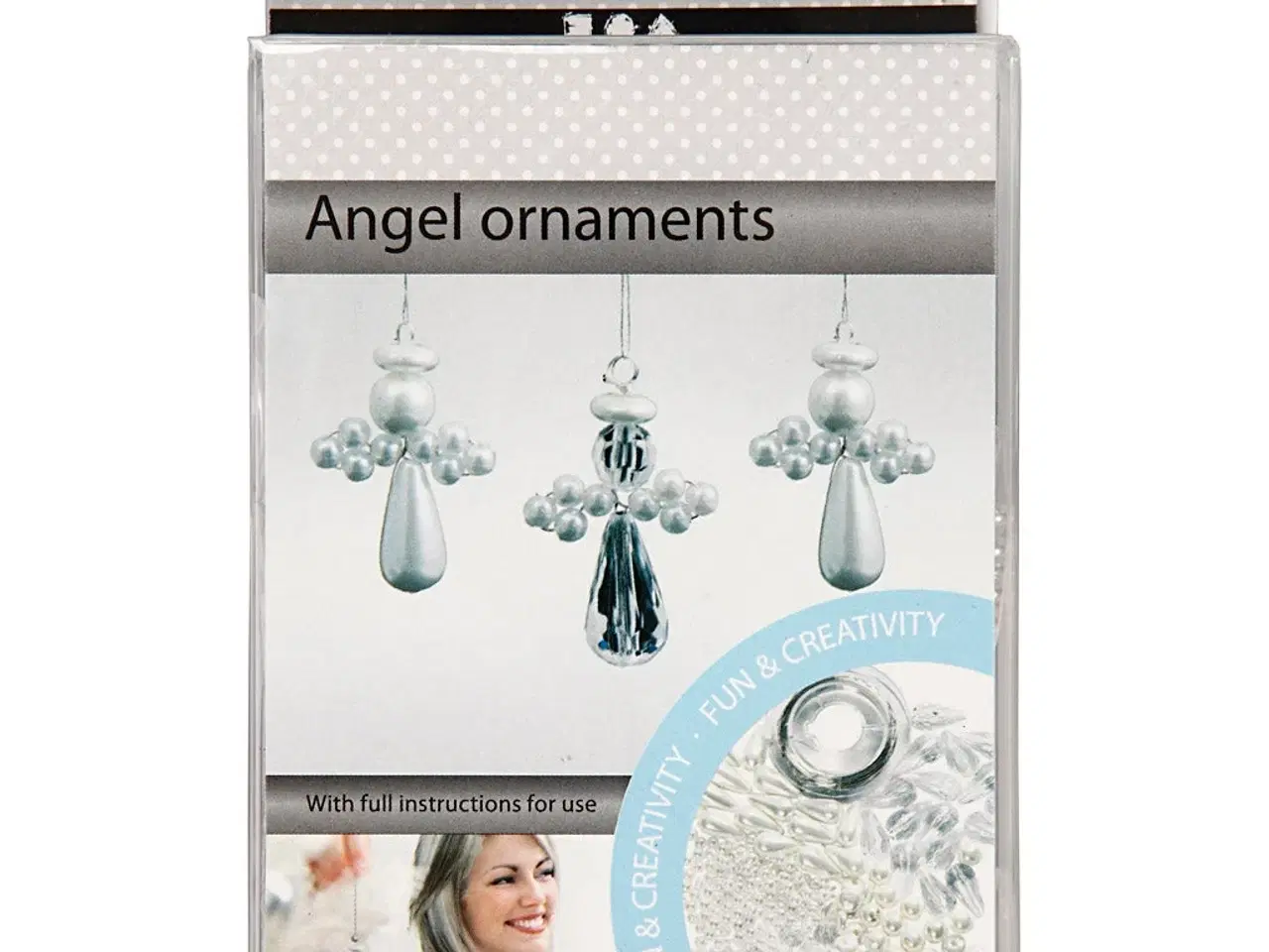 Billede 1 - Saml-selv Engle, H: 2,8 cm, 32 stk./ 1 pk.