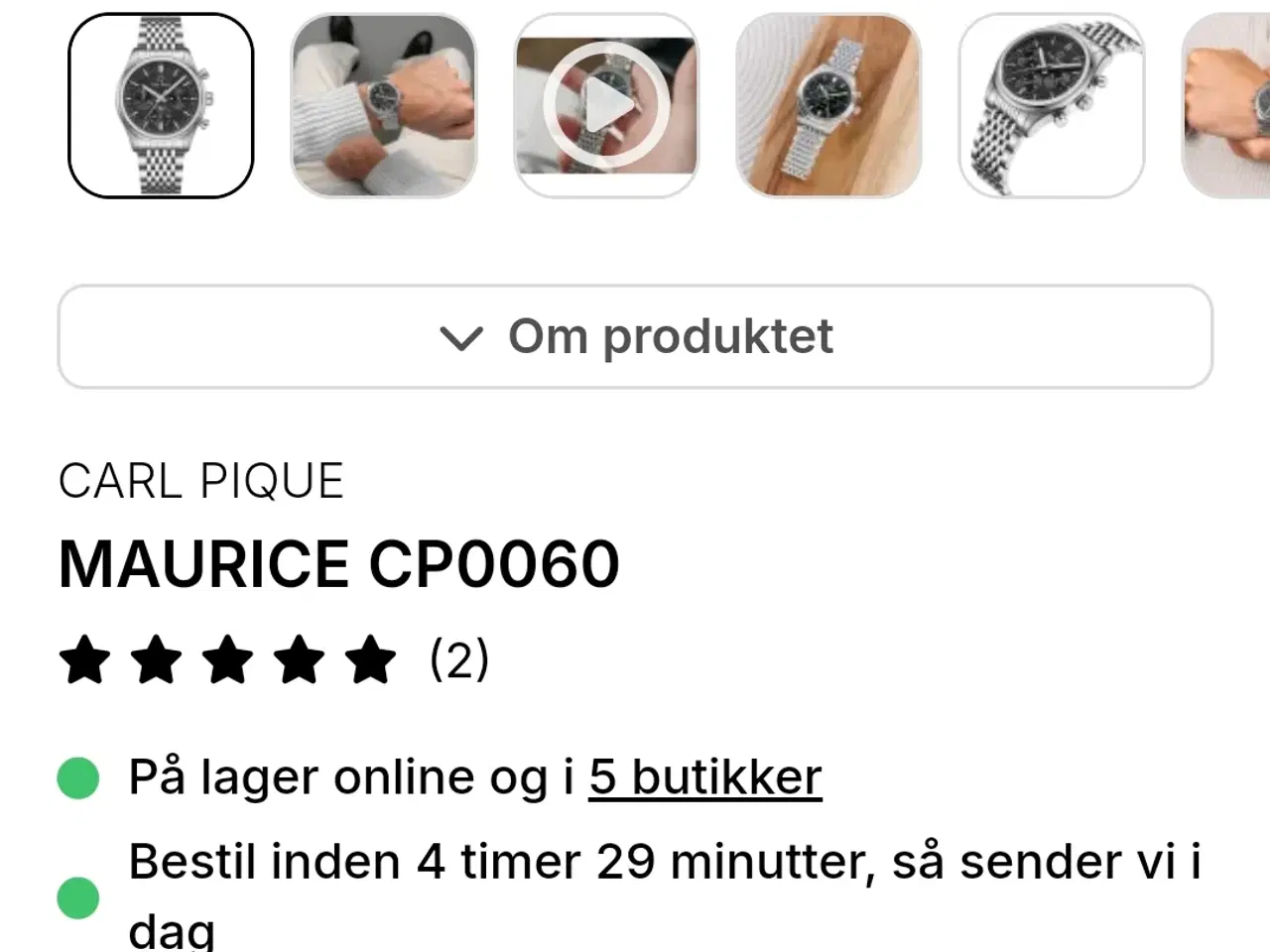 Billede 4 - Carl Pique Maurice CP0060