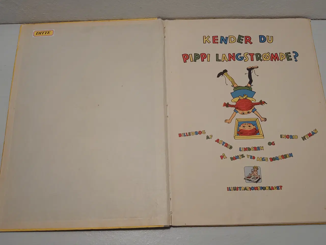 Billede 3 - Astrid Lindgren:Kender du Pippi Langstrømpe.1.udg.