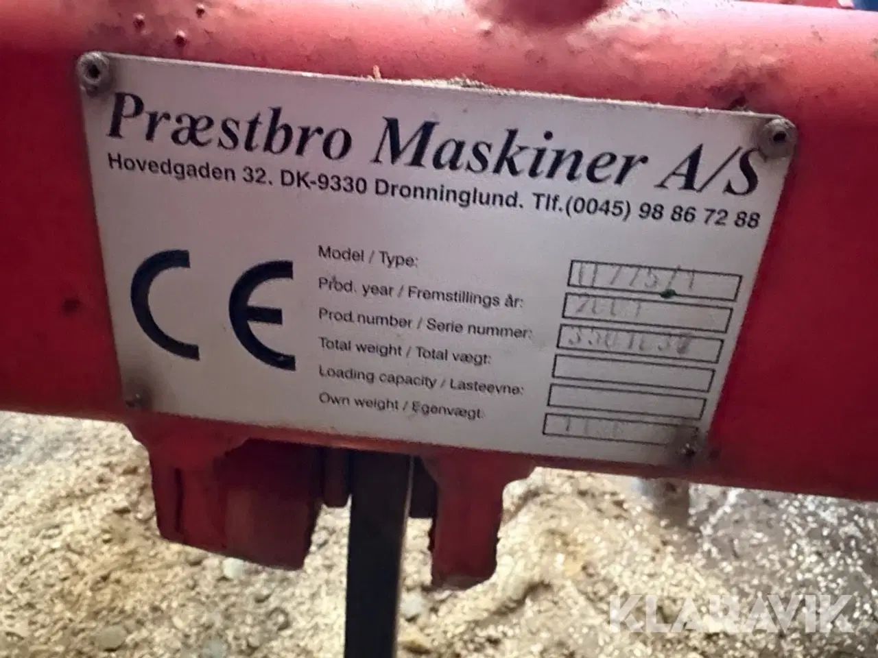 Billede 9 - Stubharve Præstbo maskiner 0775/1