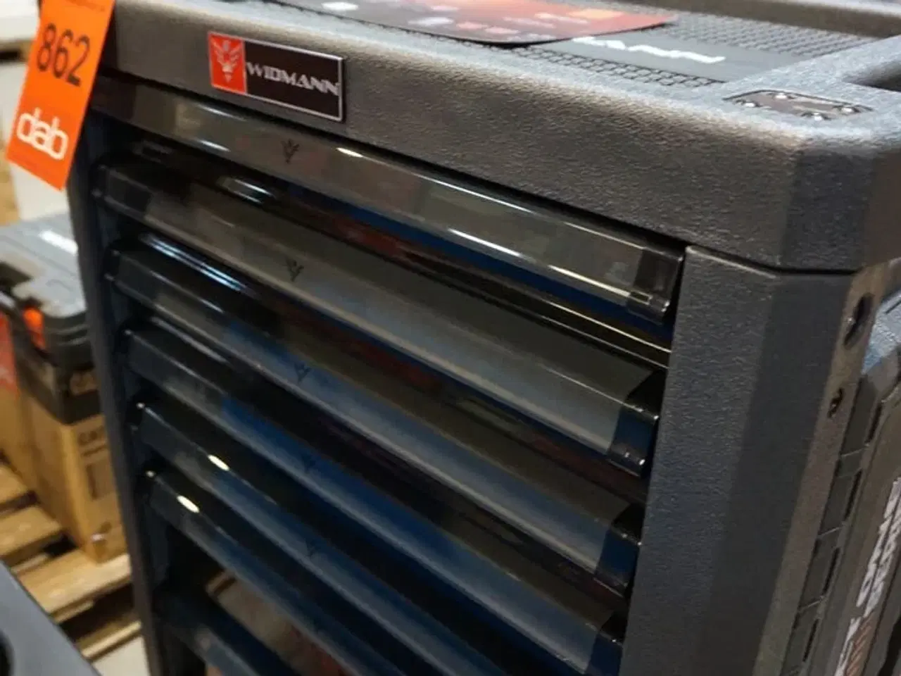 Billede 10 - Widmann Compact one værktøjsvogn. Syv skuffer inkl. værktøj