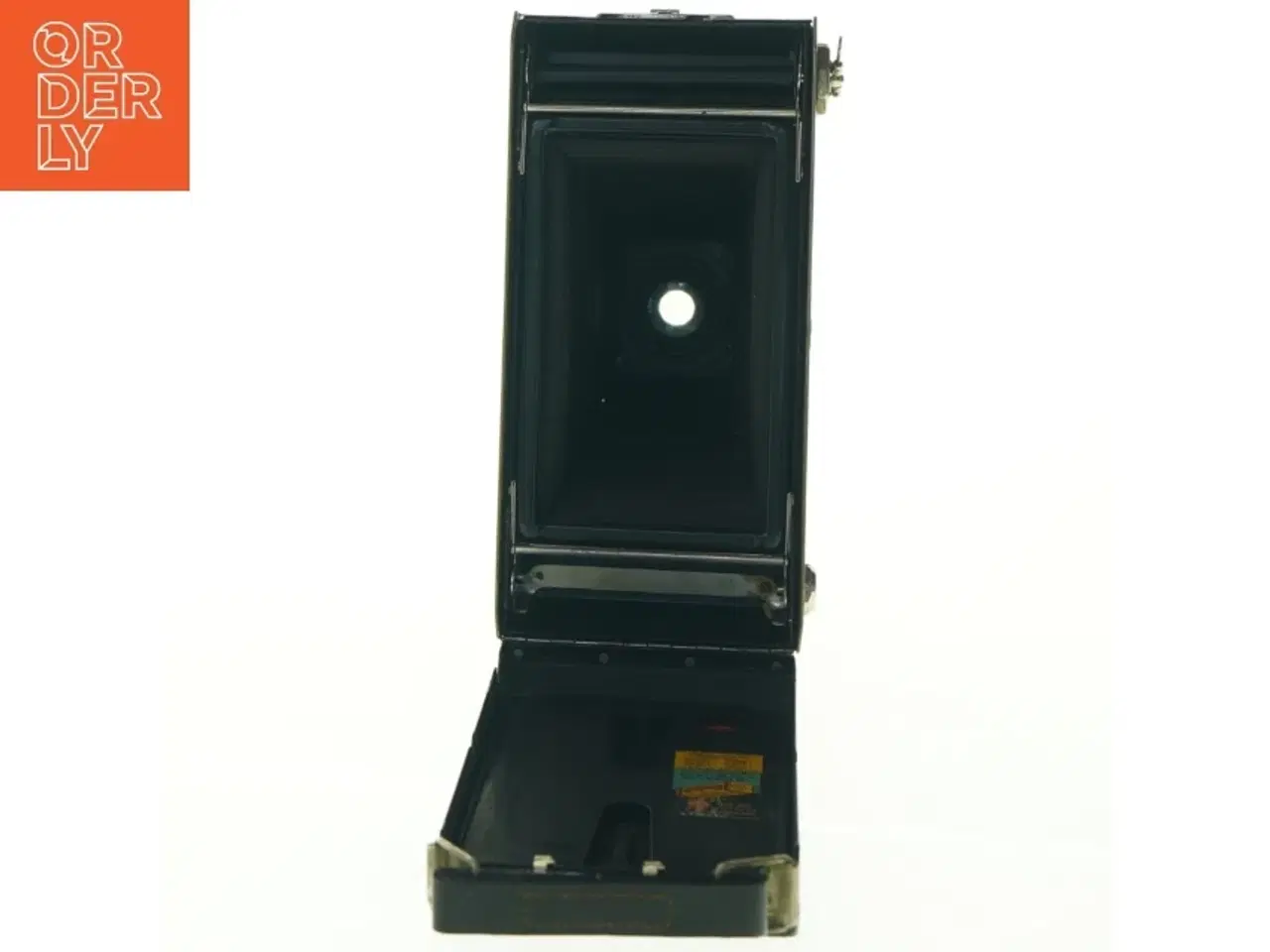 Billede 7 - Antik kamera med læderetui fra Kodak (str. 17,5 x 8,5 cm)