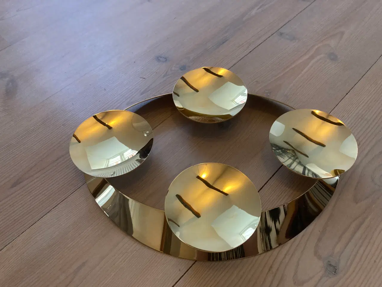 Billede 2 - Georg Jensen Four guldbelagt lysestage