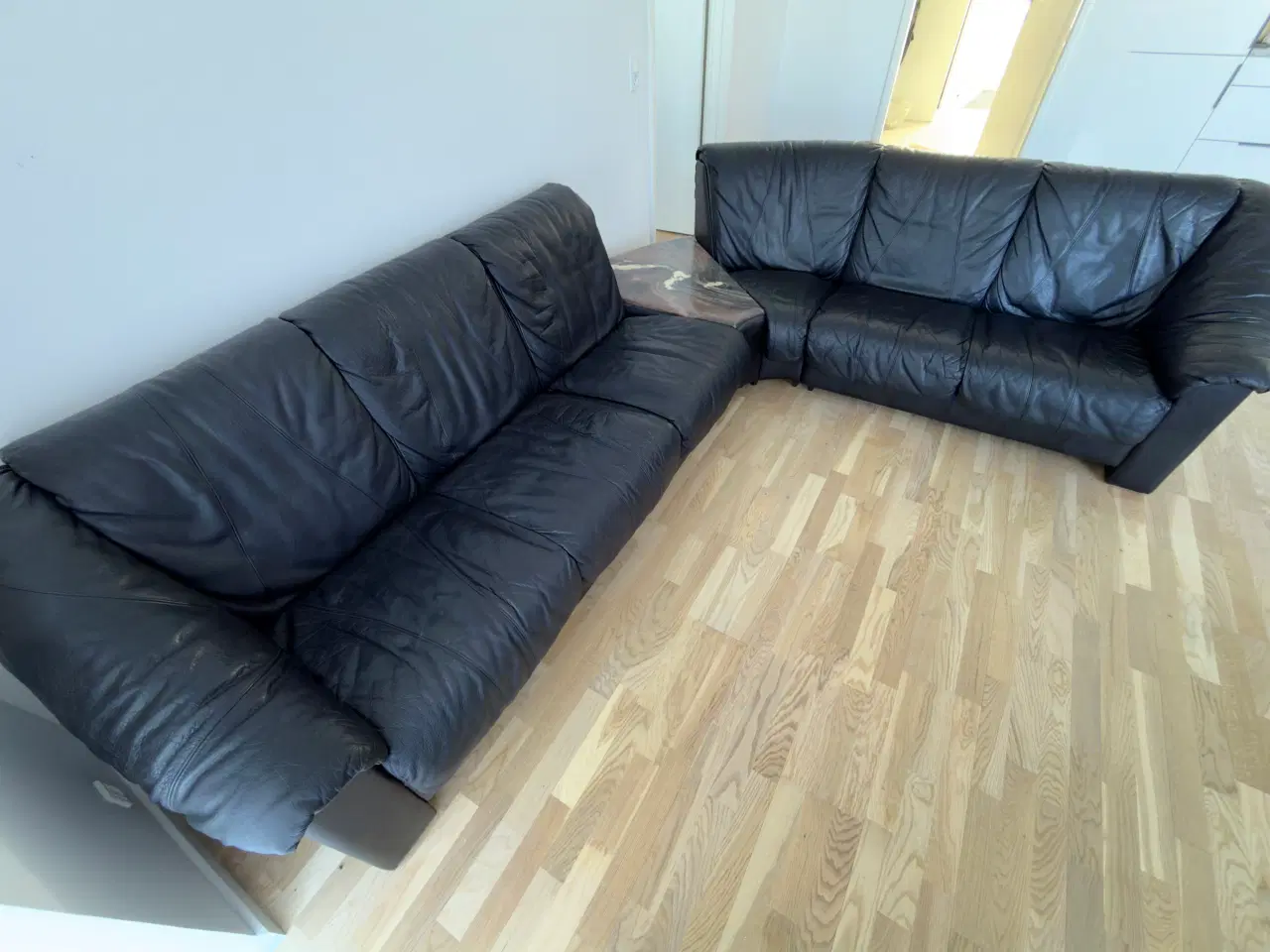 Billede 3 - Bøffel Læder sofa