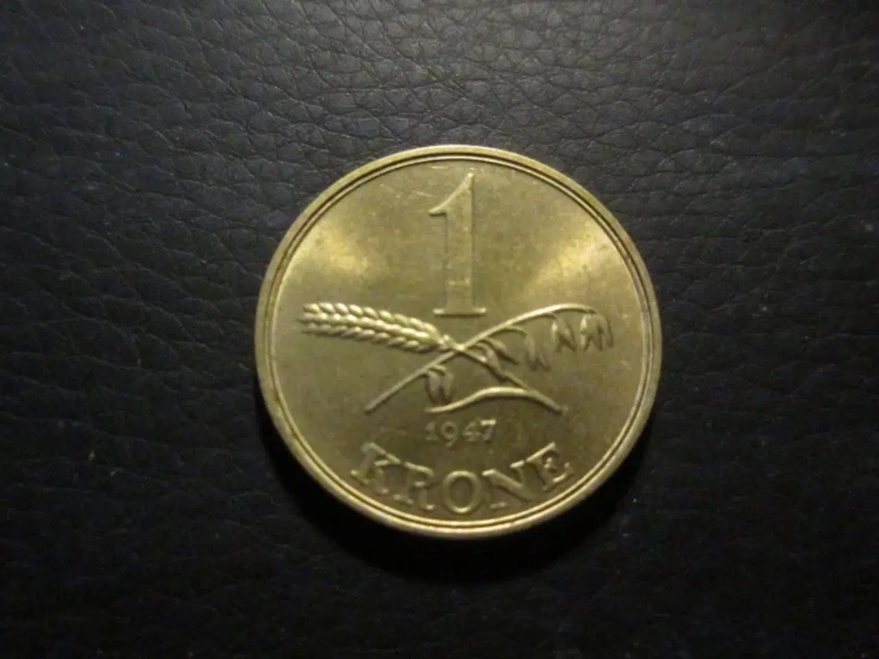 Billede 1 - 1 kr 1947 unc kv. 0