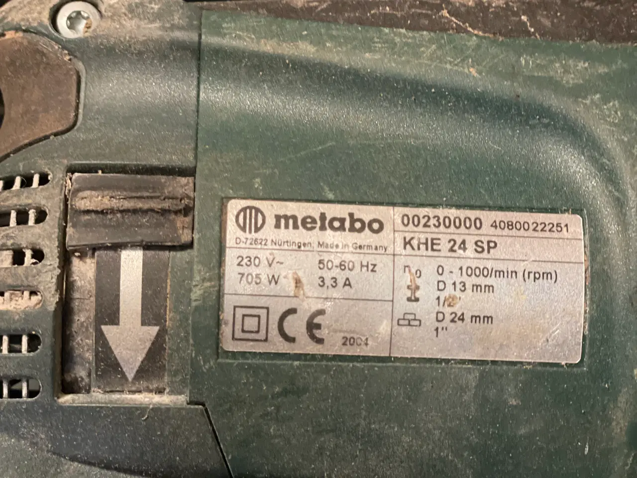 Billede 2 - Boremaskine Metabo Borehammer
