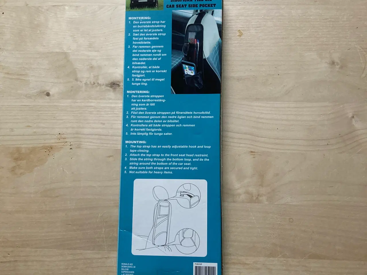 Billede 2 - Sidelomme til bilens forsæder