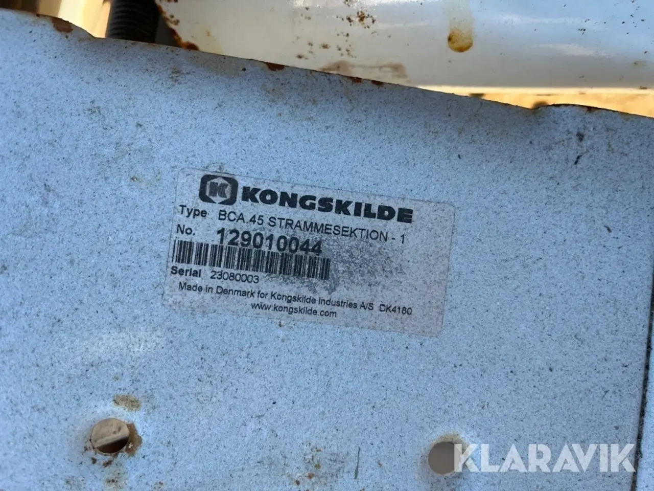 Billede 9 - Forlænger og stramme sektioner Kongskilde