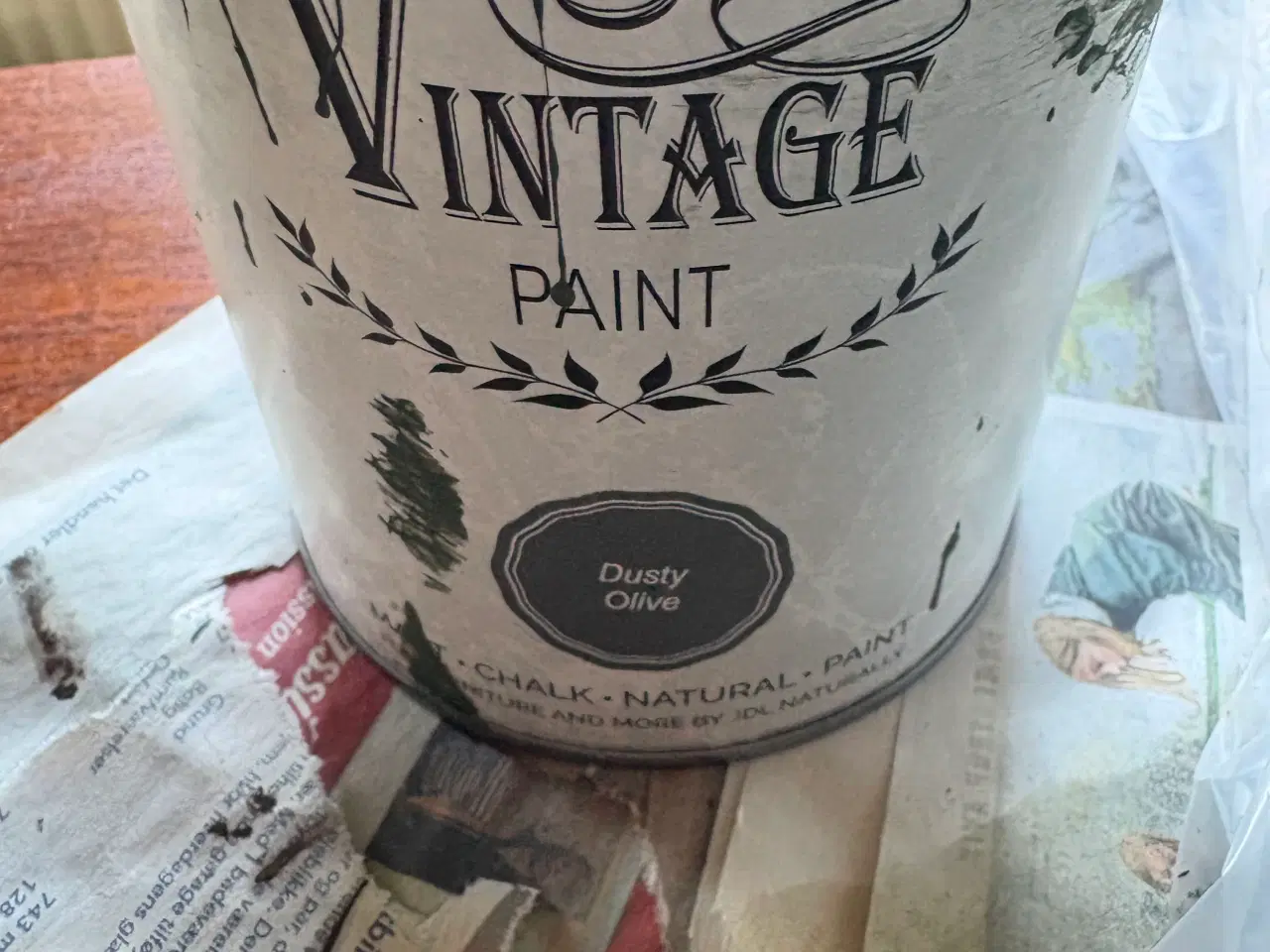 Billede 5 - Lille sybord træbord