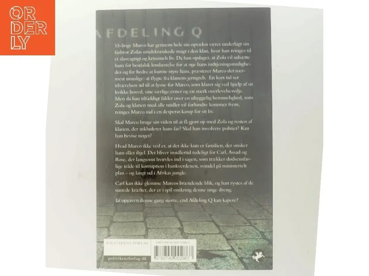 Billede 3 - Marco effekten : krimithriller af Jussi Adler-Olsen (Bog)