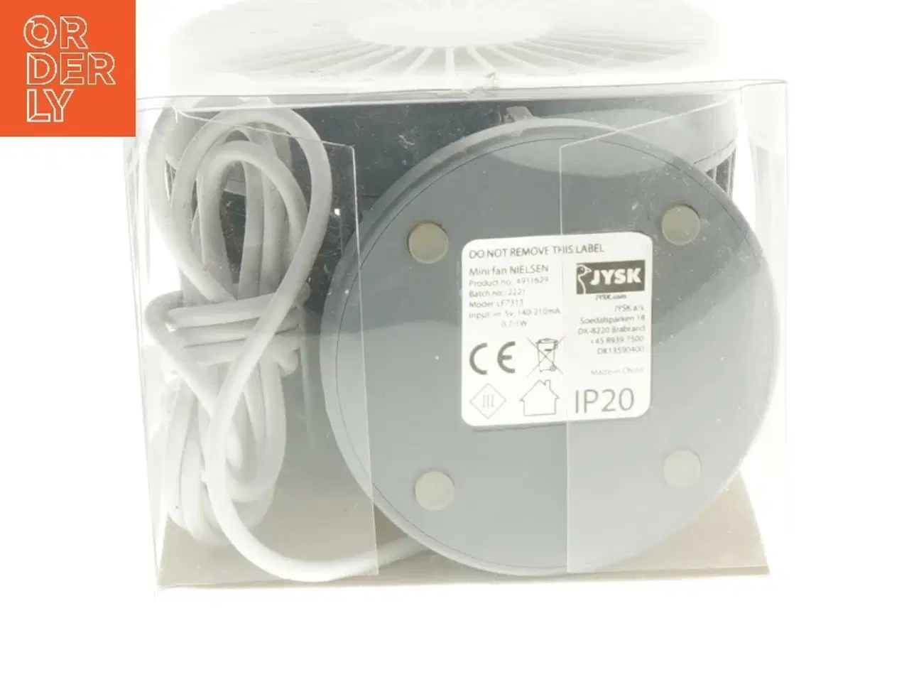 Billede 2 - Mini bordventilator fra Jysk (str. 13 cm)