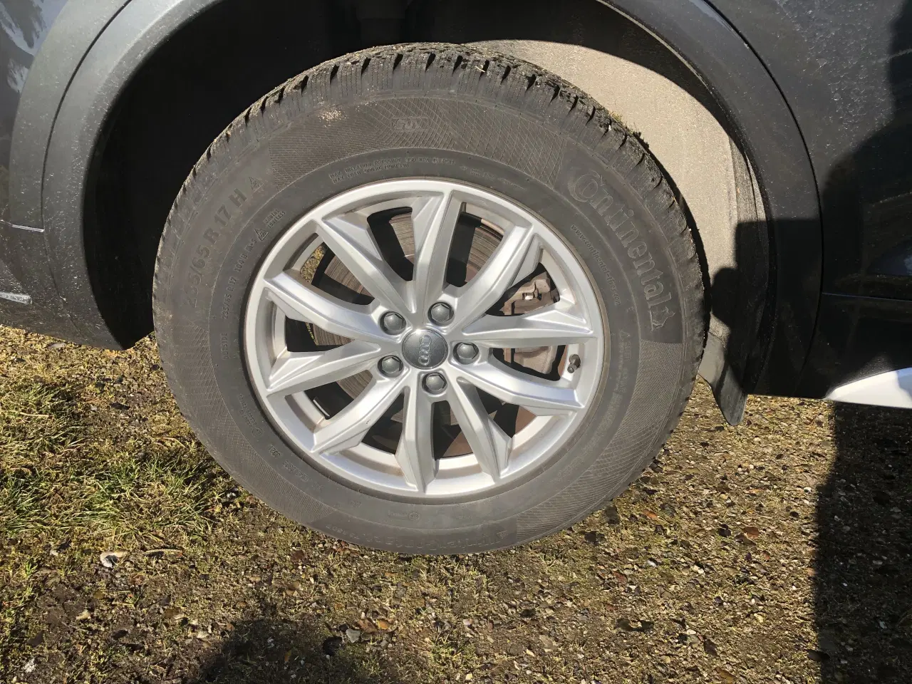 Billede 1 - 17” Continental vinterdæk på Audi alufælge