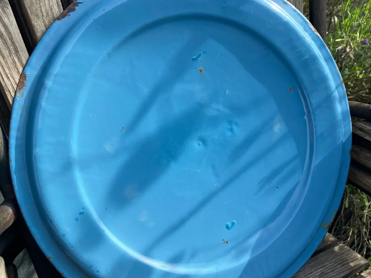 Billede 2 - Stort Madam Blå låg, 43cm i diameter