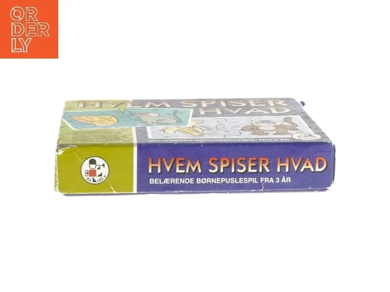 Billede 2 - Hvem Spiser Hvad børnepuslespil fra Dan-Spil (str. 17,5x14 cm)