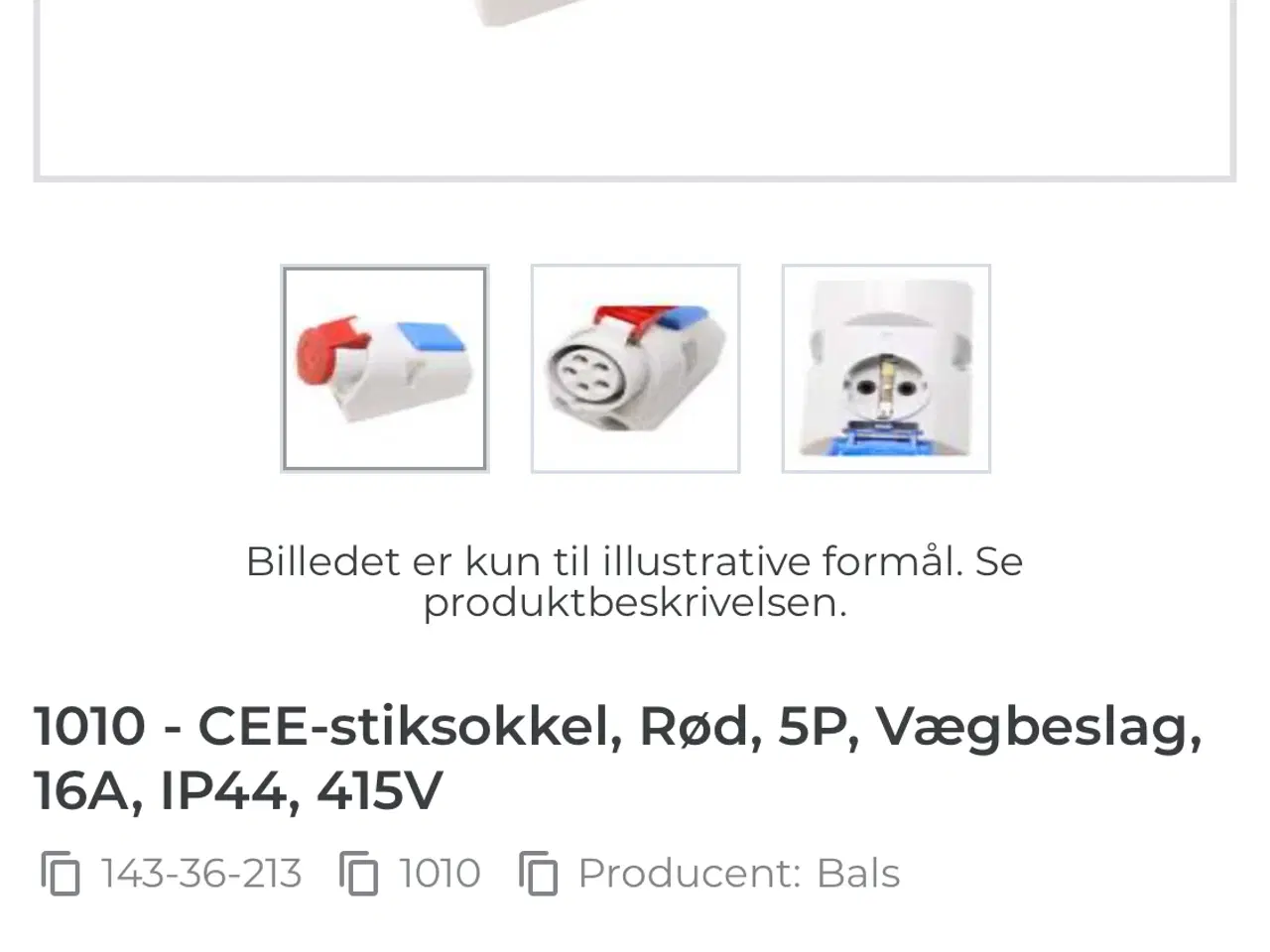 Billede 3 - Stiksokkel 2 stk.