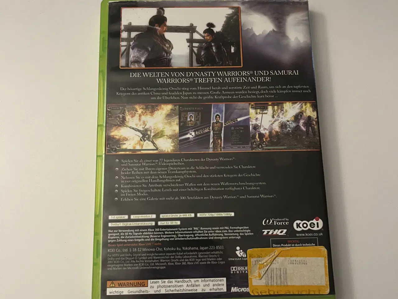 Billede 3 - Xbox 360 Warriors Orochi spil