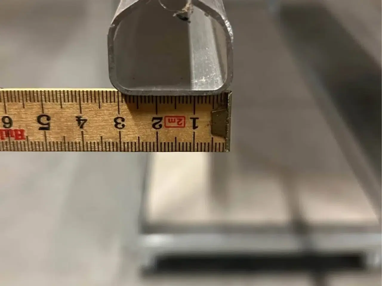 Billede 3 - Alu port skinde med 2 dobbelt ruller og ende stop