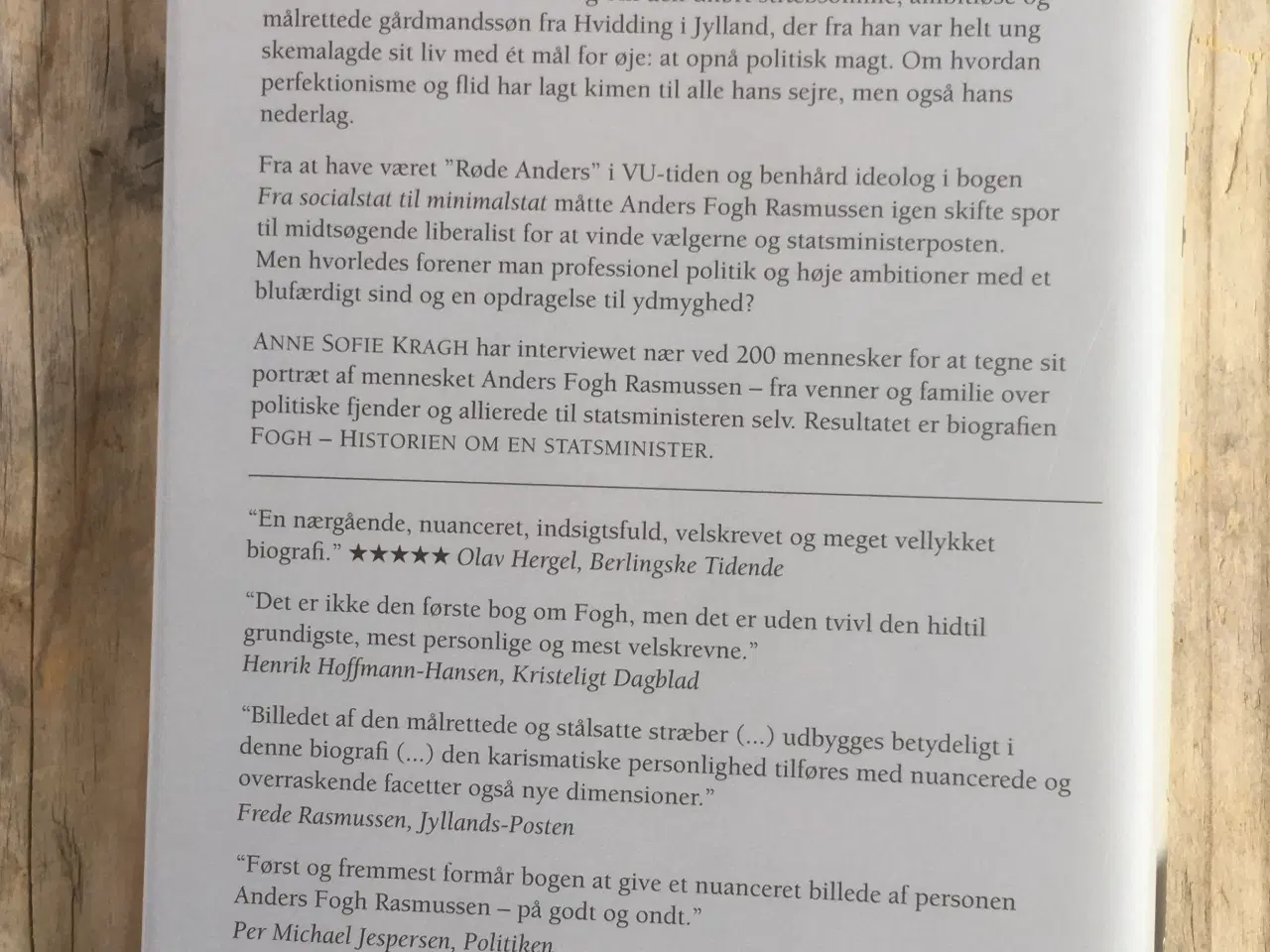 Billede 2 - Fogh – Historien om en statsminister
