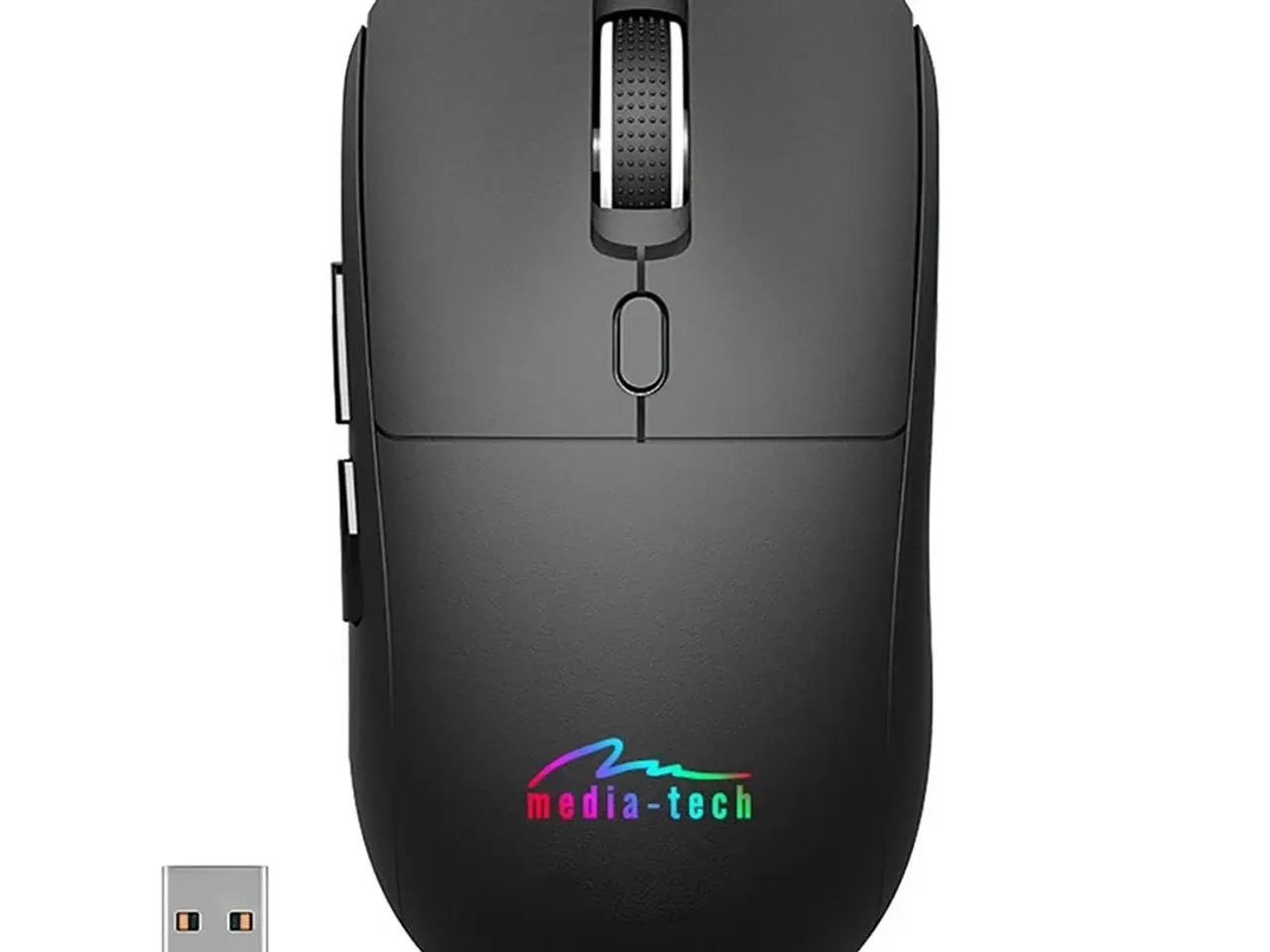 Billede 5 - Trådløs mus 2-i-1 med Bluetooth/RF – Media Tech MT1124, Silent & Genopladelig
