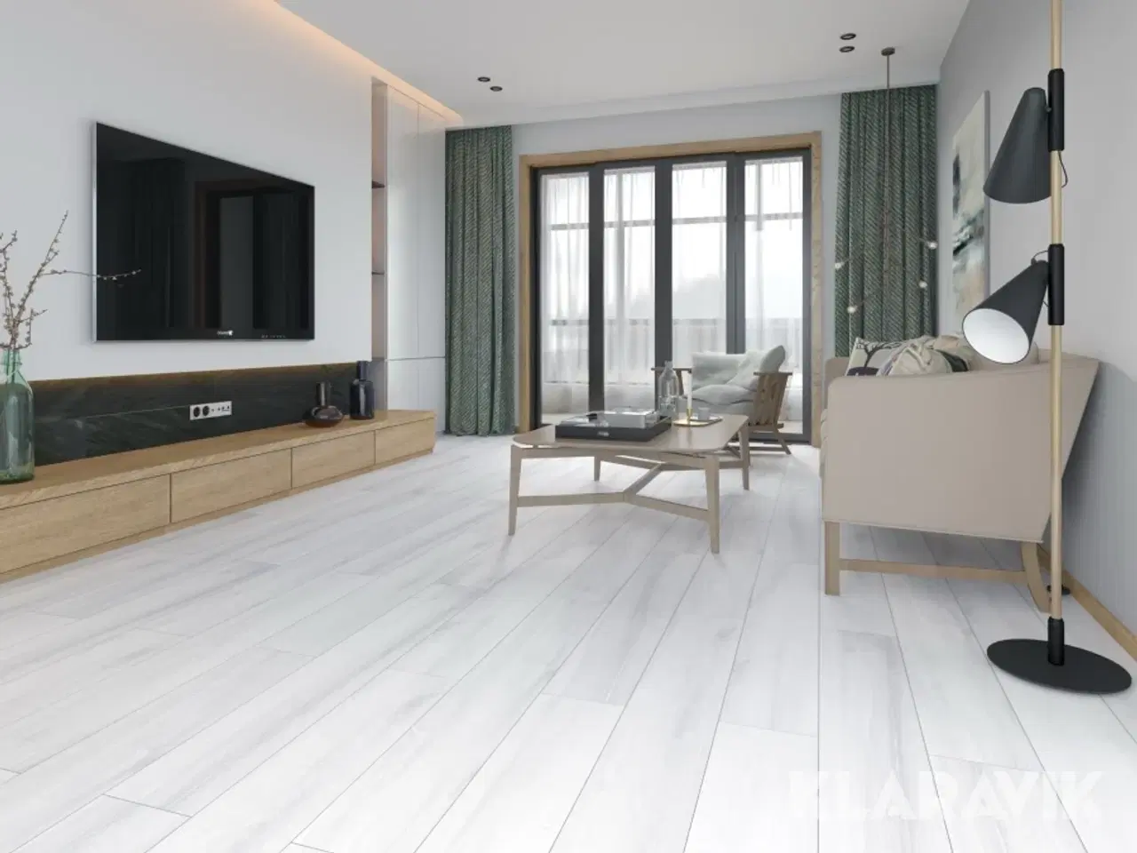 Billede 2 - Porcelæns fliser aspen wood blanca