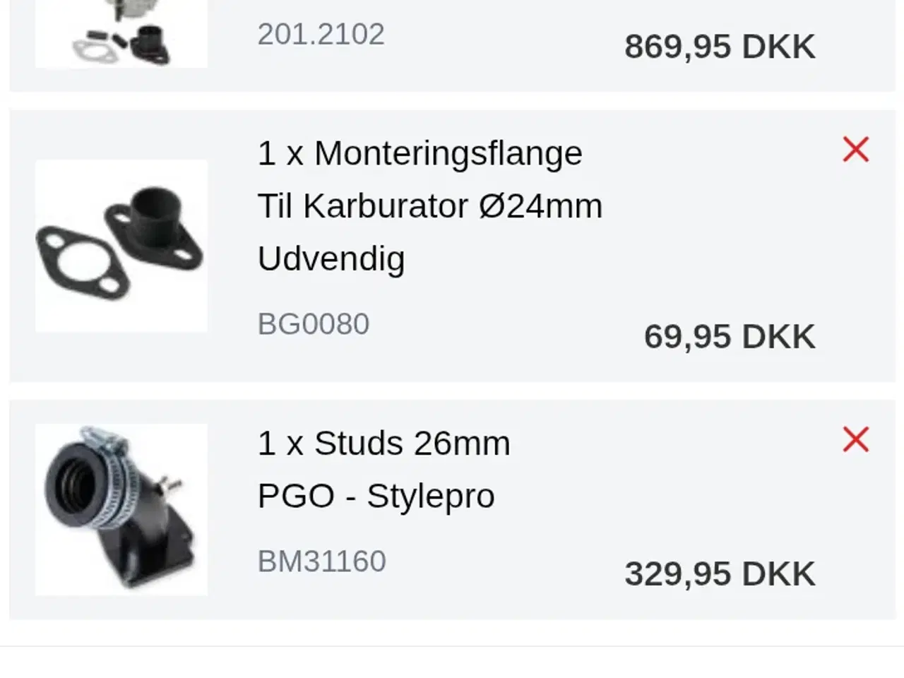 Billede 5 - Næsten ny Polini CP Karburator 21mm  Med større st