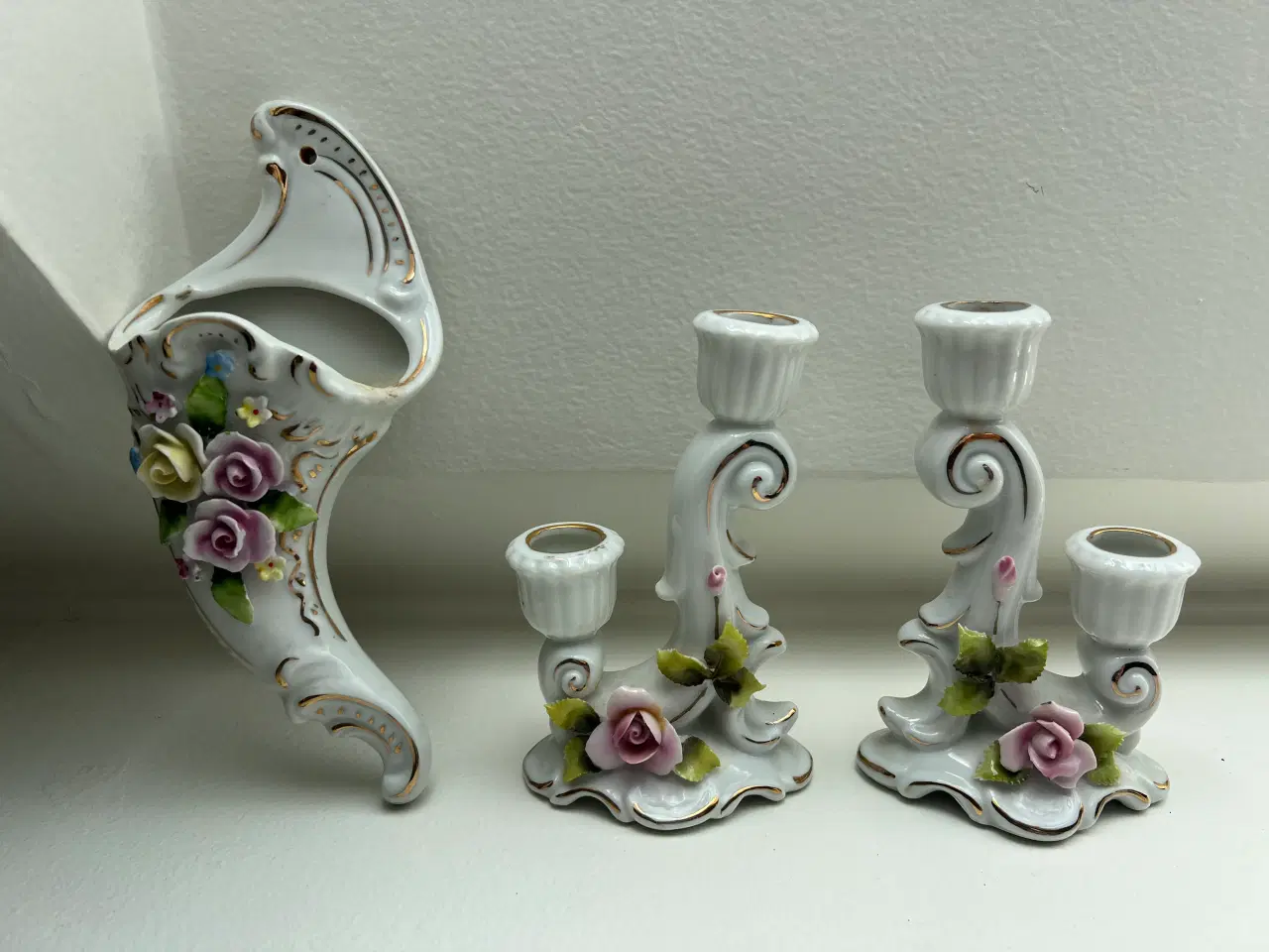 Billede 1 - Lysestager & Vase t/ophæng
