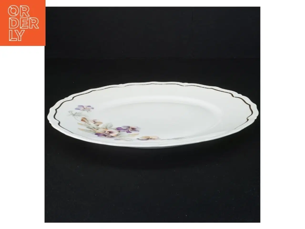 Billede 3 - Dekorative porcelænstallerkener fra Bavaria (str. Diameter 25 og en halv cm)