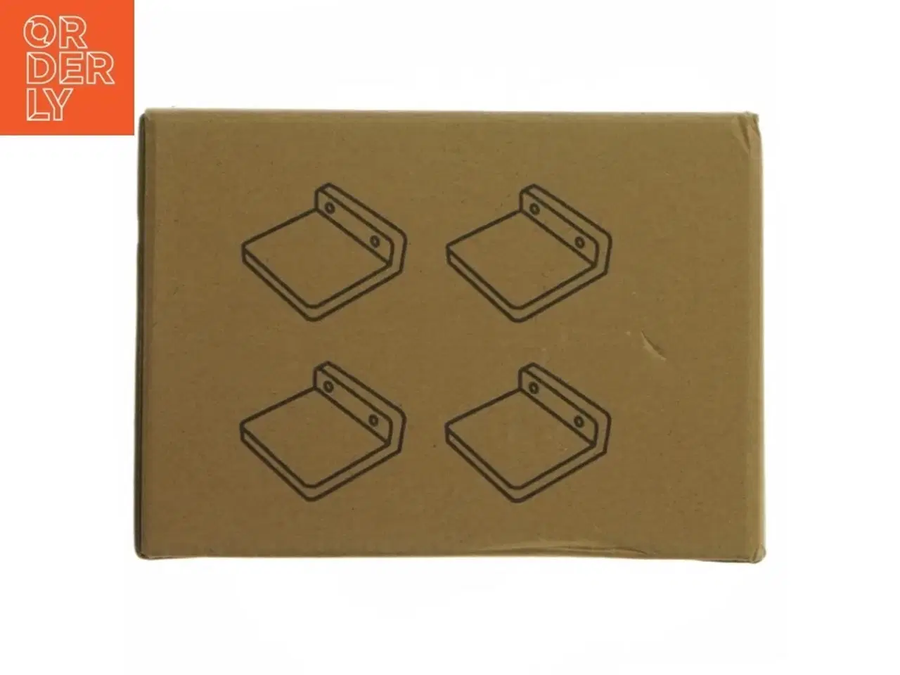 Billede 1 - 4 stk. små hylder (str. 4 styk. 10. x 10 cm)