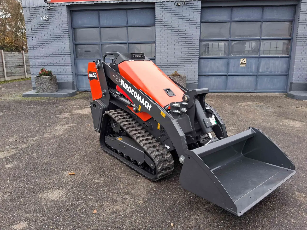 Billede 3 - Eurocomach MTL 50 WT minilæsser på bånd