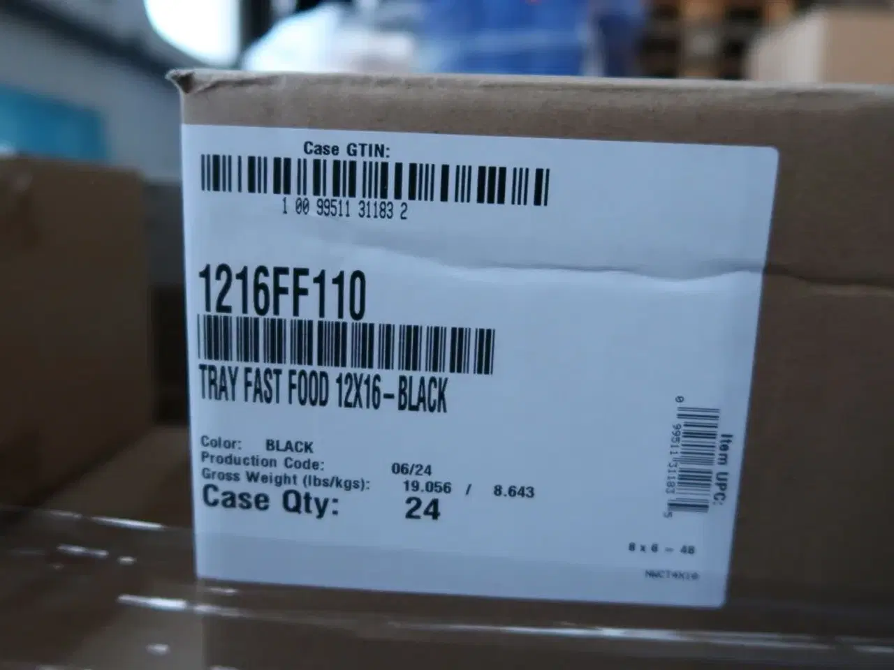 Billede 3 - 24 stk. bakker CAMBRO FAST FOOD 12x16 Black