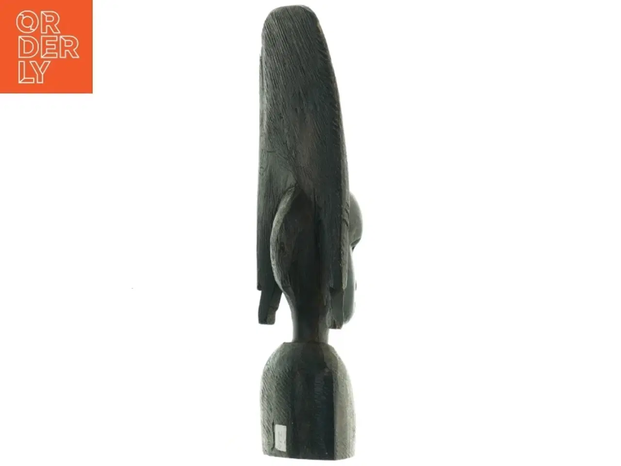Billede 2 - Træskulptur af figur (str. 25 x 8 cm)