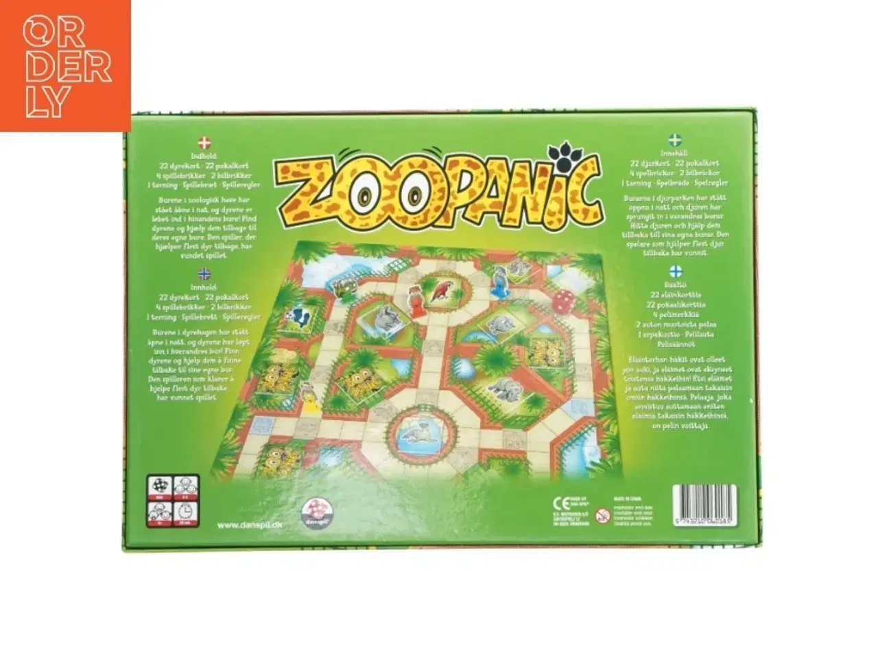 Billede 3 - Zoopanic brætspil fra Danspil (str. 38,5x27 cm)