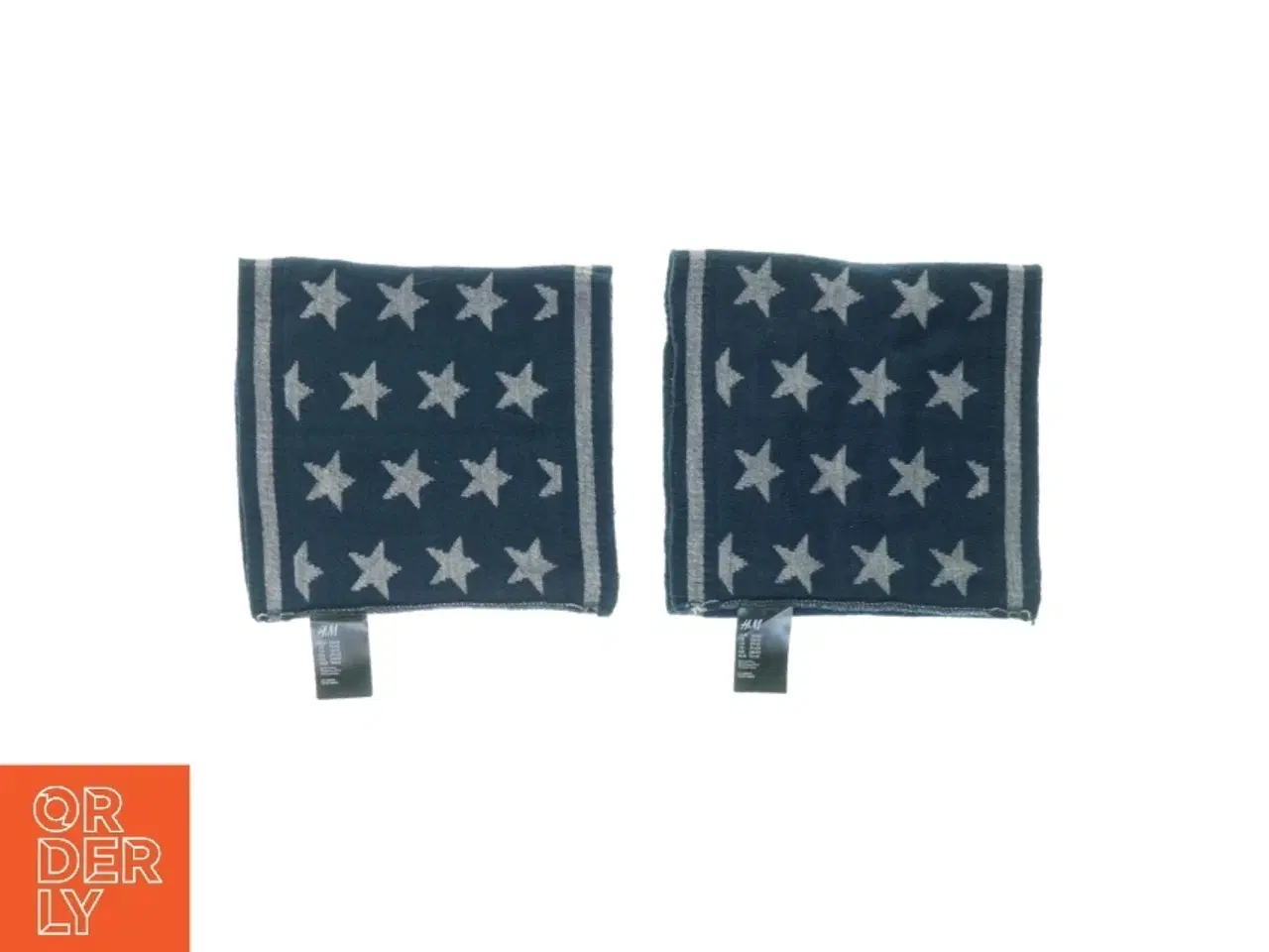 Billede 3 - Håndklæder med stjernemønster fra H&M (str. 24 x 33 cm)