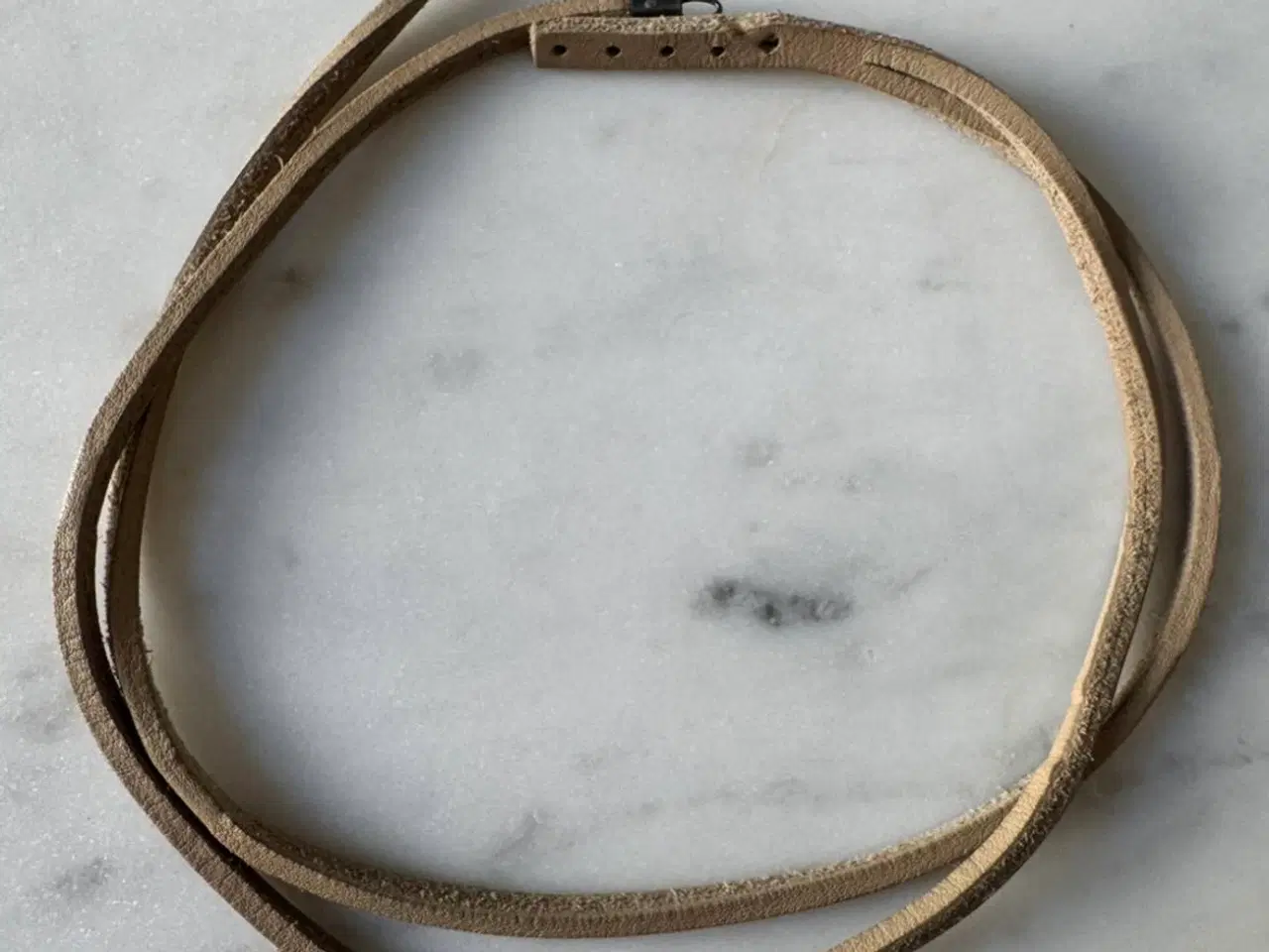 Billede 1 - Troldekugle single læderarmbånd