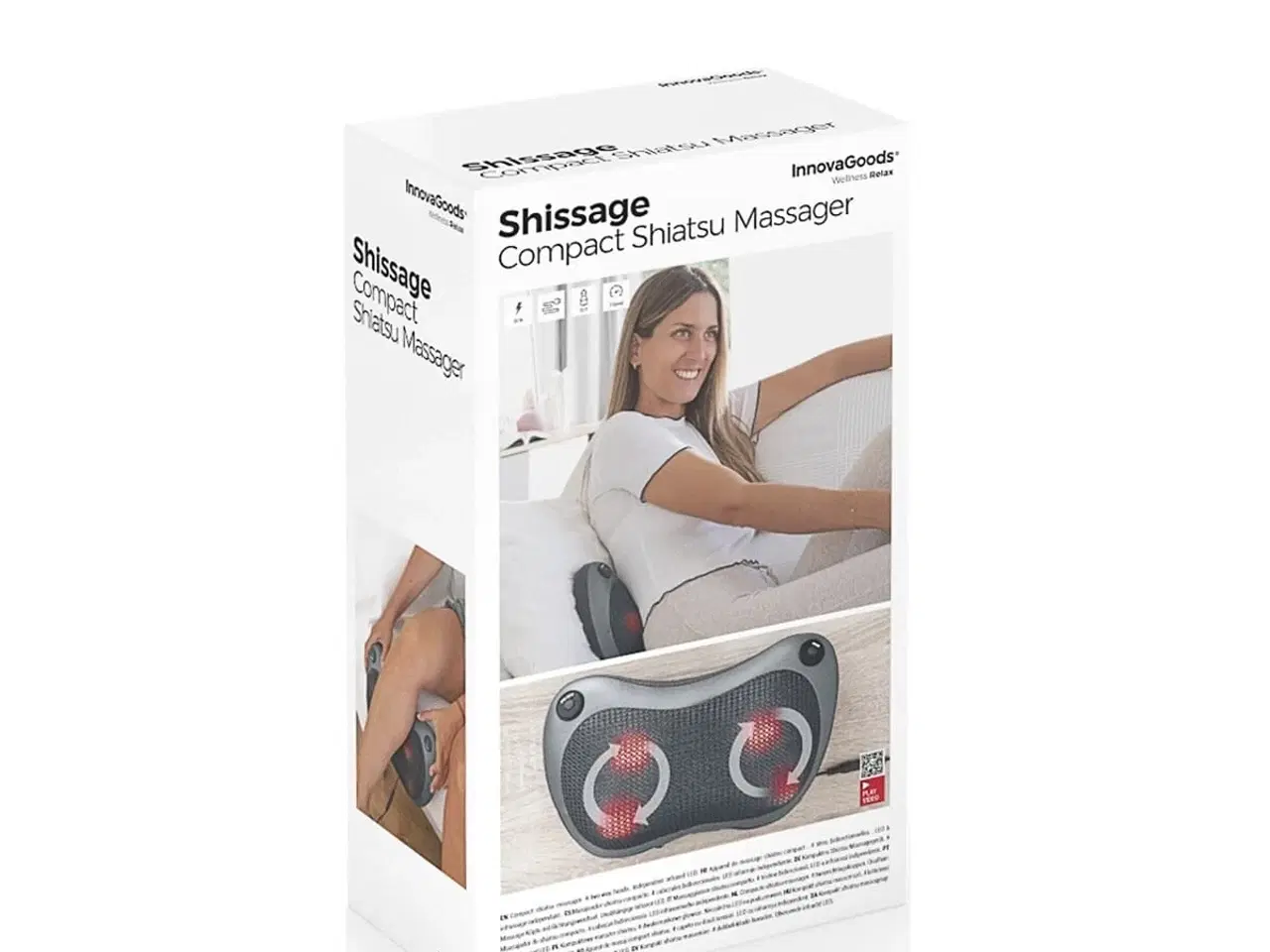 Billede 3 - Massagepude shiatsu - Shissage, kompakt, grå