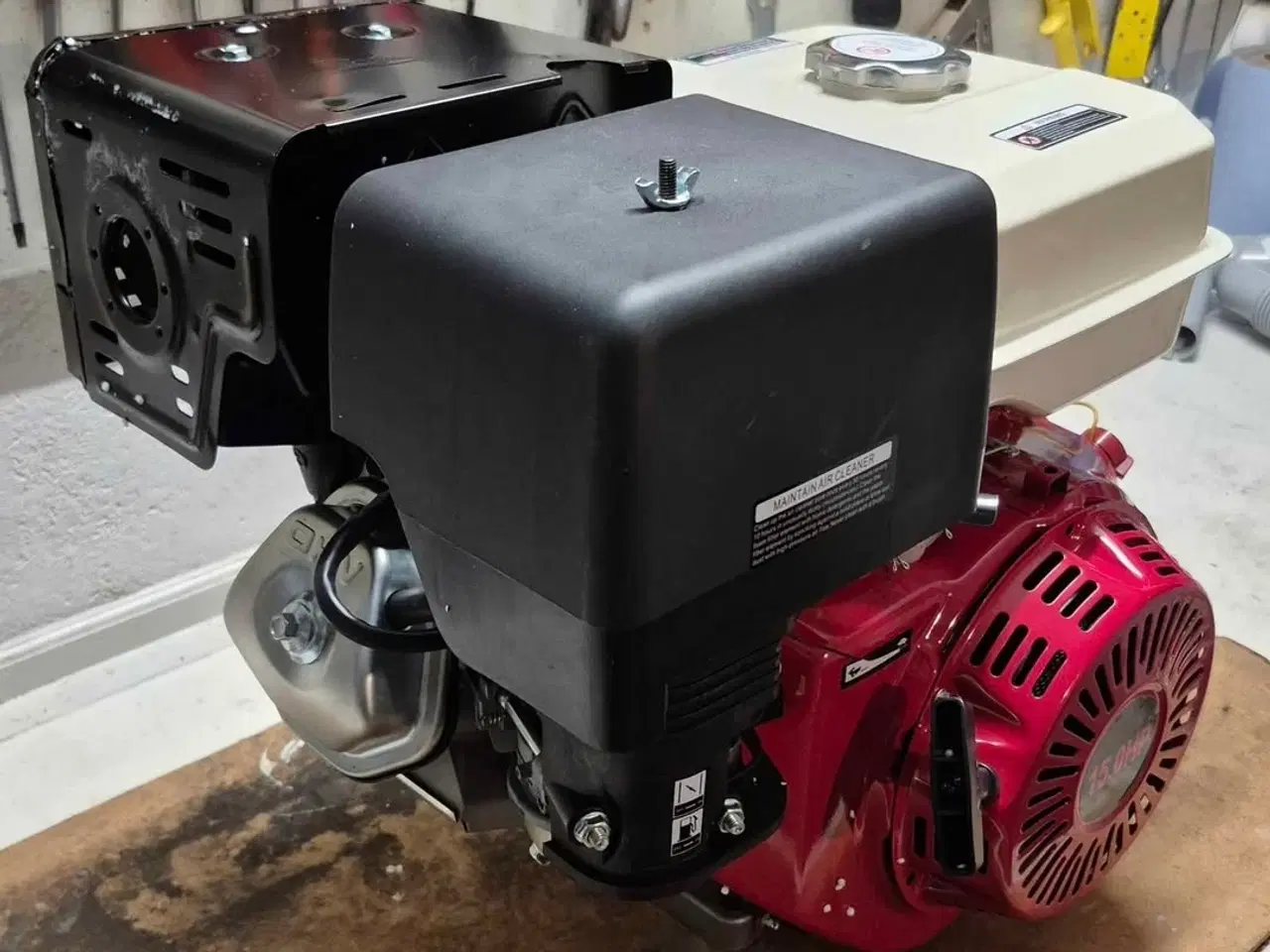 Billede 3 - 15 hk Loncin 420cc benzinmotor med 25mm krumtap. N