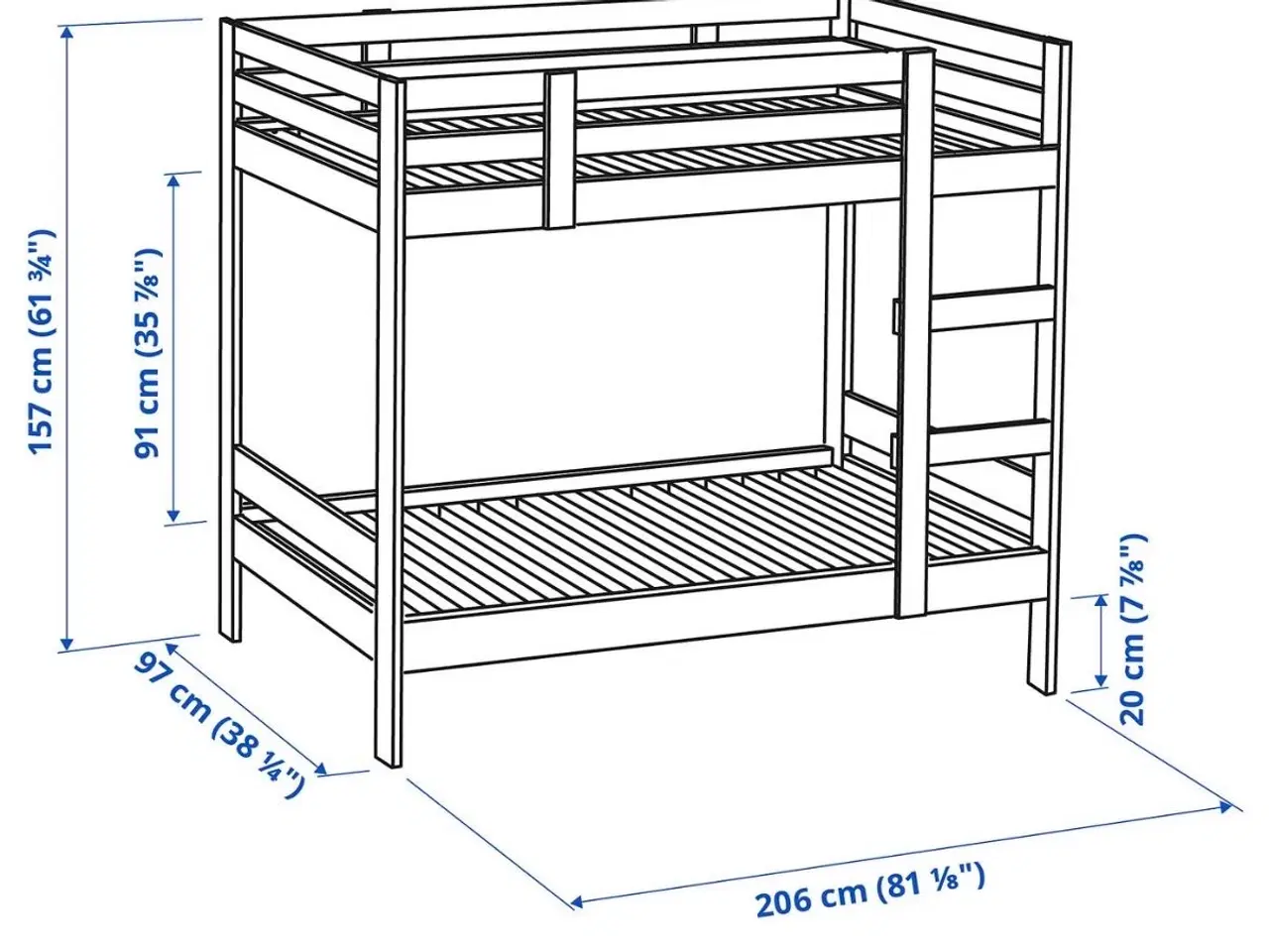 Billede 4 - Køjeseng fra Ikea