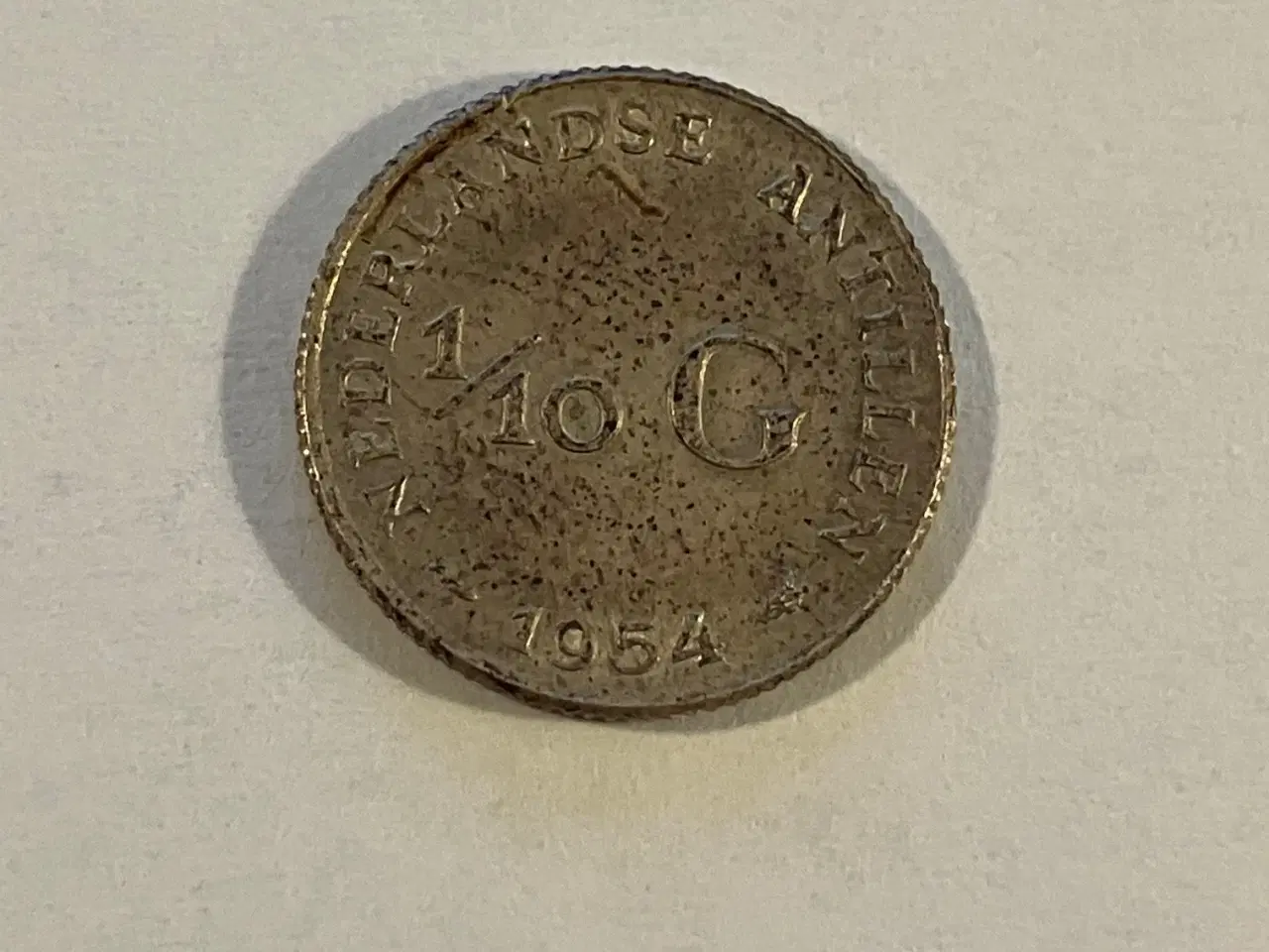 Billede 1 - 1/10 G Netherlands Antilles 1954