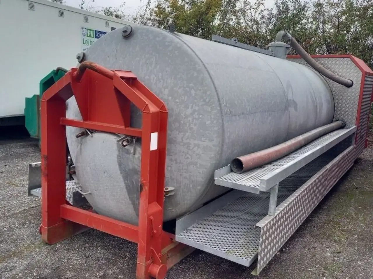 Billede 1 - Slamsuger - spulevogn på containerlad