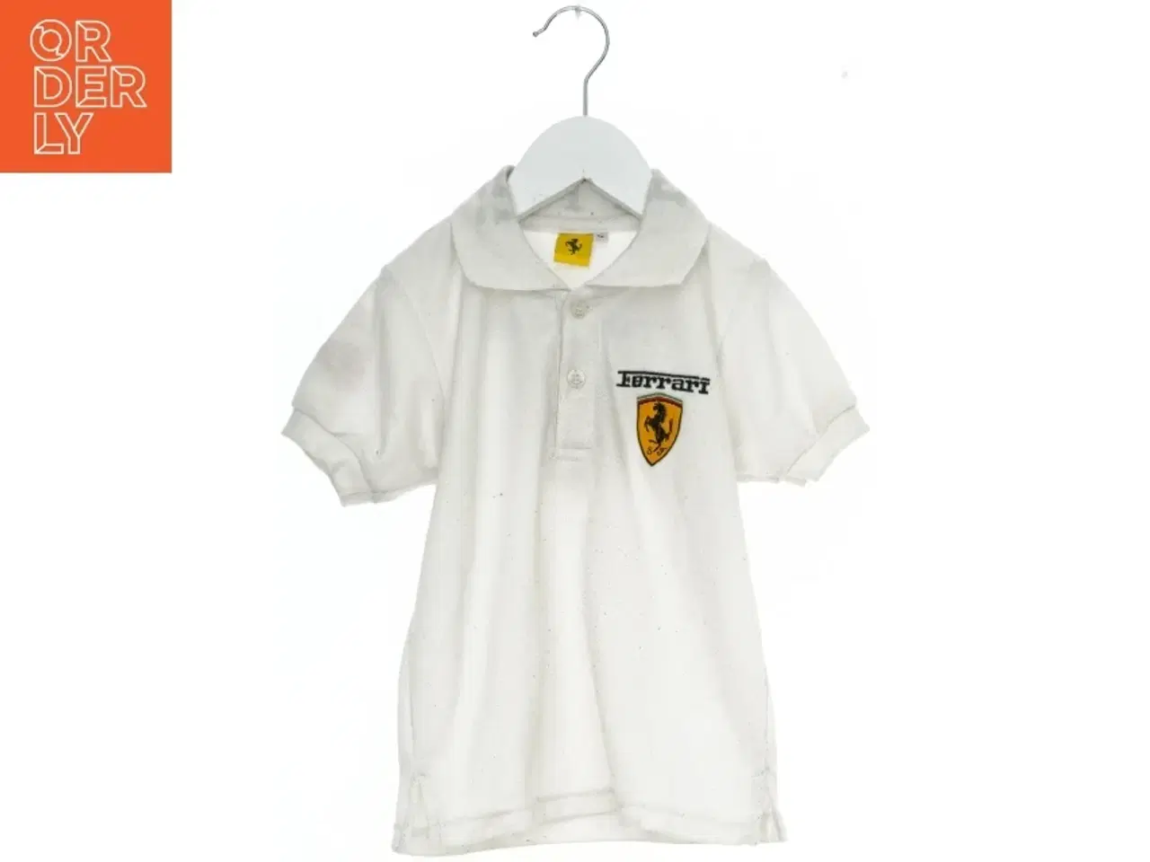 Billede 1 - Hvid Ferrari polo til børn fra Ferrari (str. M)