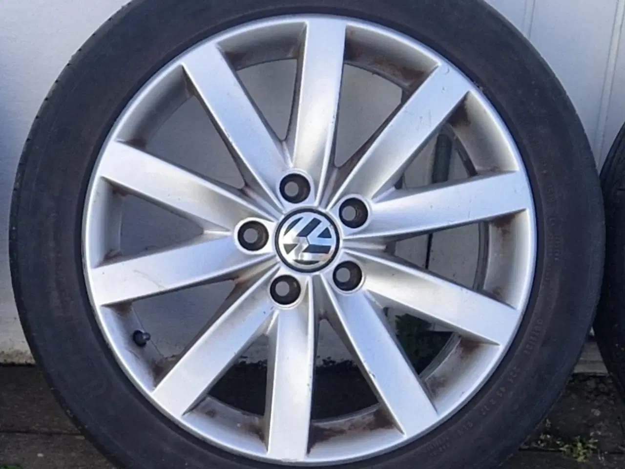 Billede 2 - 17" 5x112 originale VW alufælge 