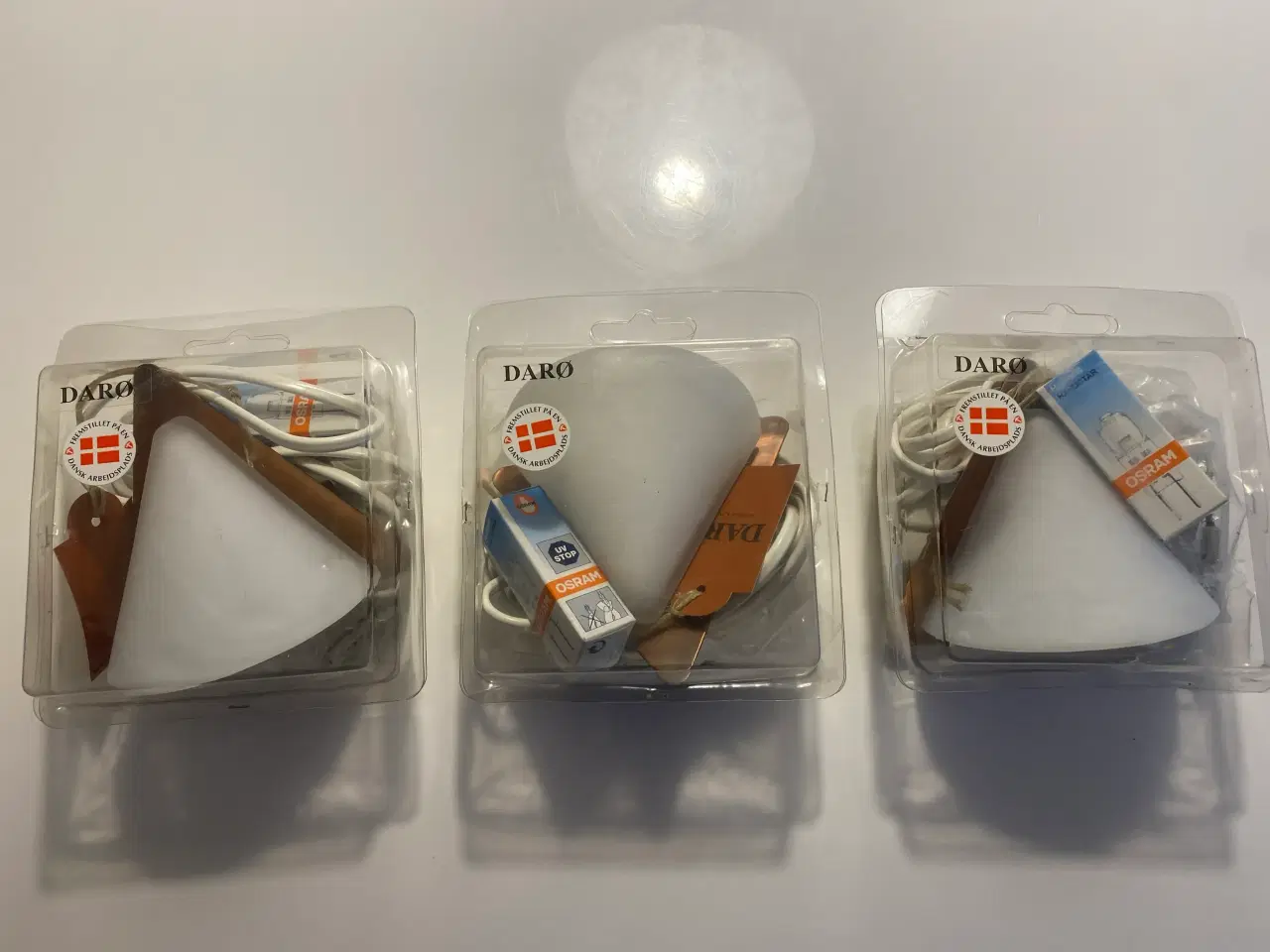 Billede 3 - Darø væglamper, Tripoli, 3 stk