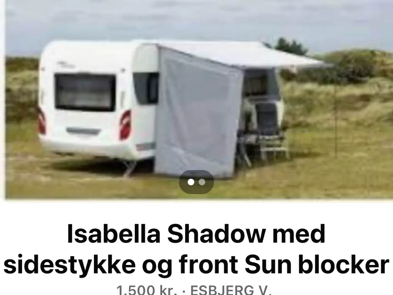 Billede 1 - Isabella Shadow med sidestykke og front Sunblocker