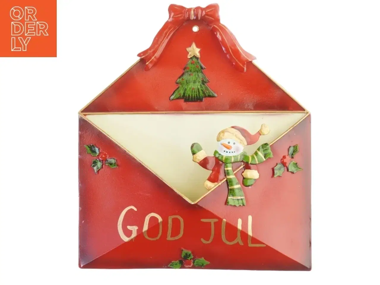 Billede 1 - Juledekoration - Brev til Julemanden (str. 26,5x30 cm)