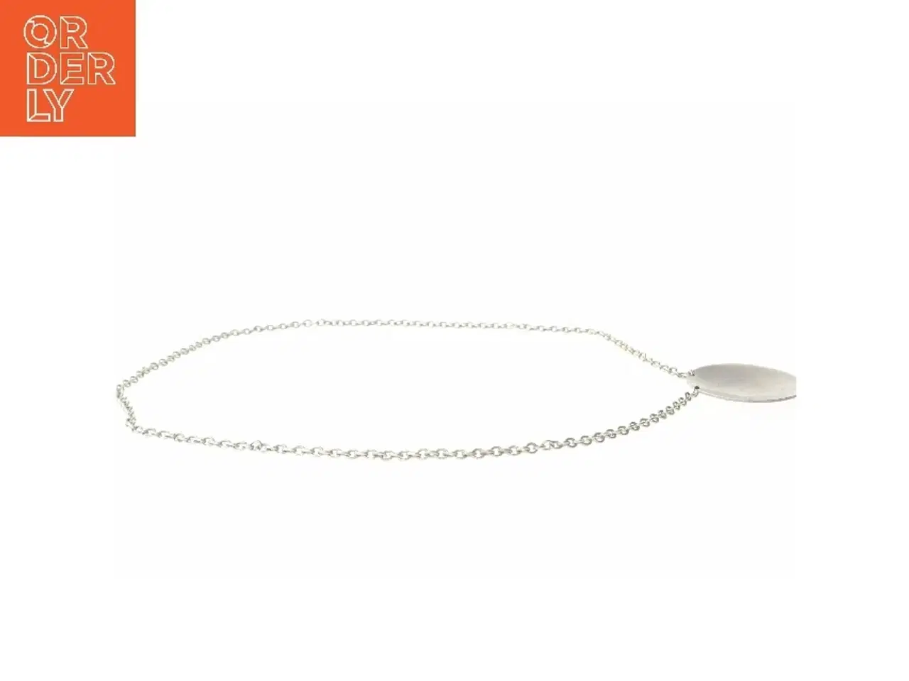 Billede 2 - Sølvhalskæde med rundt vedhæng fra John Friese (str. 68 cm)