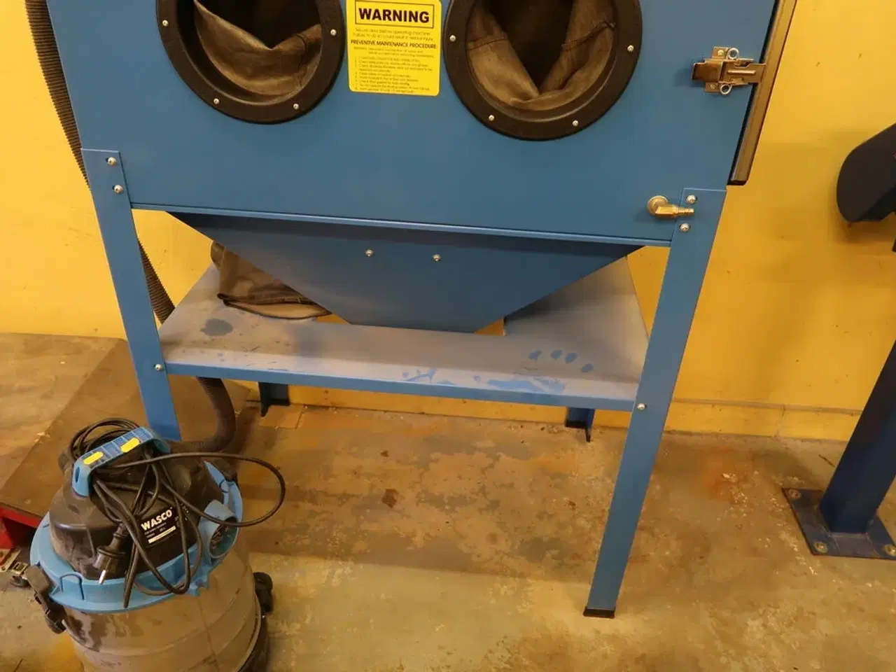 Billede 5 - Sandblæsekabine med støvsuger WASCO HN4470