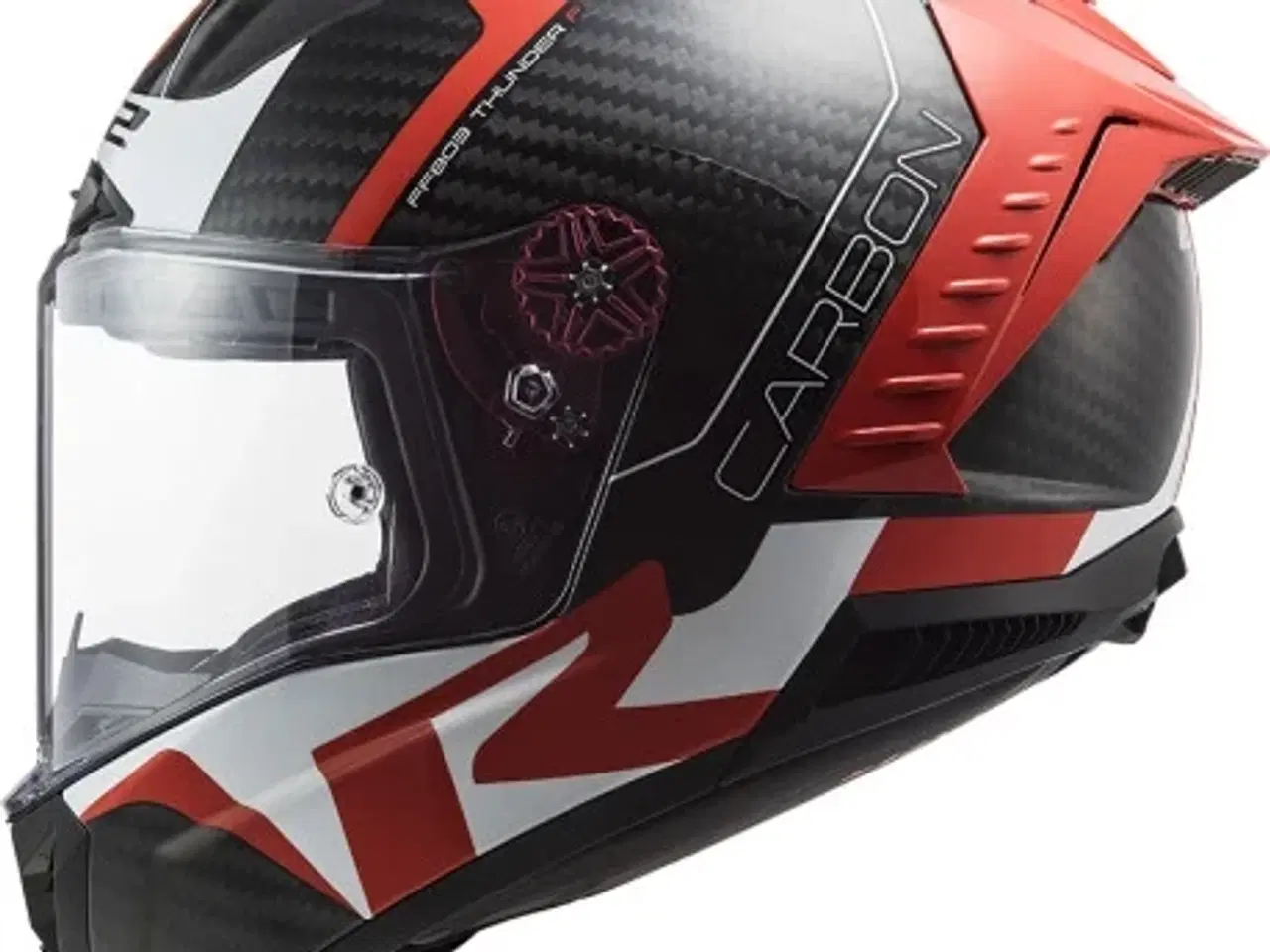Billede 4 - LS2 THUNDER C RACING1 RED WHITE -  før 4.199