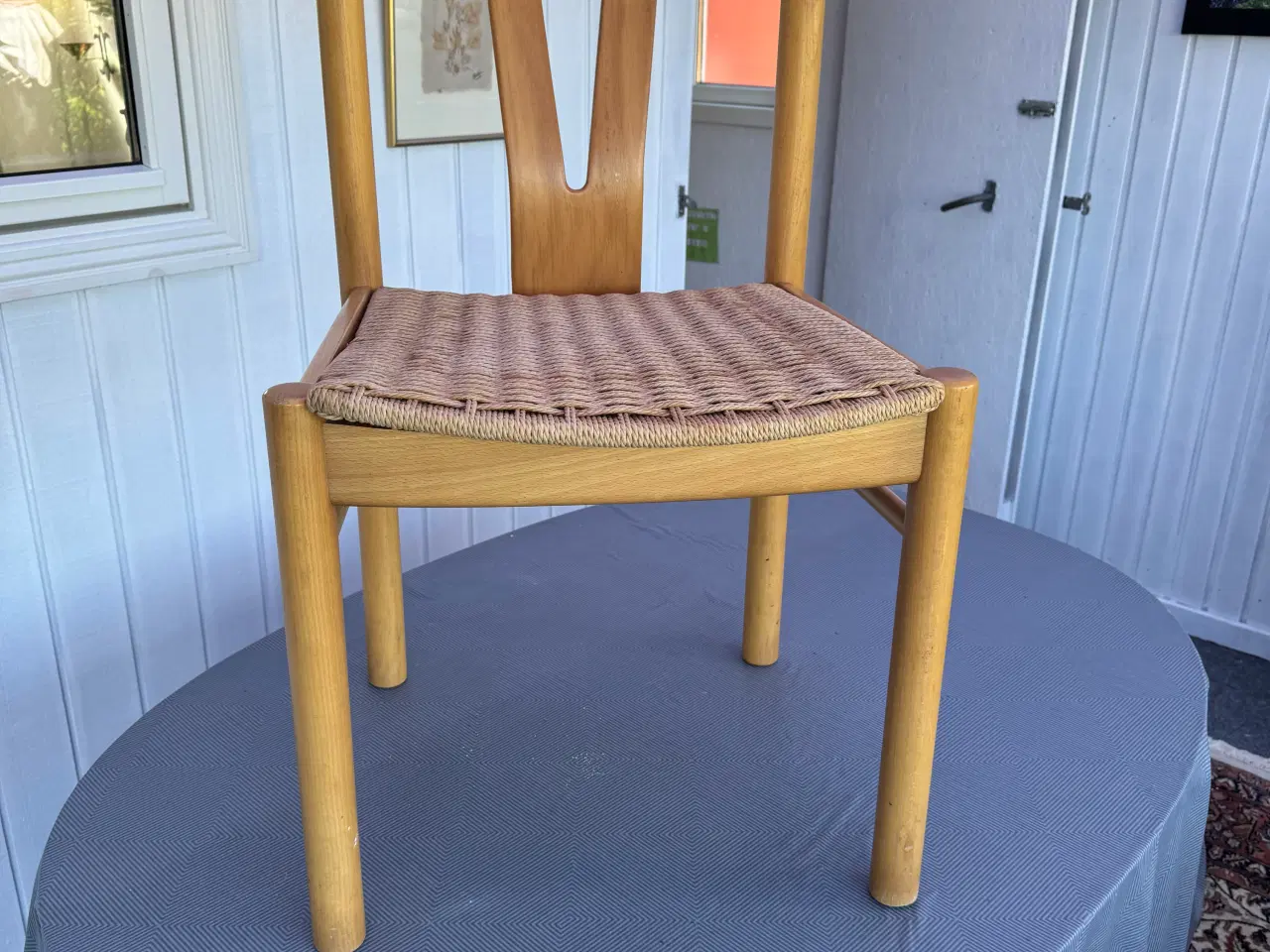 Billede 1 - 4 stk stole Bøg/flet
